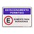 Placa Estacionamento Permitido Somente para Moradores - 30 x 20 cm ACM 3 mm - Imagem 1