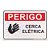 Placa Perigo Cerca Elétrica - ACM 3mm - 30x20cm - Imagem 1