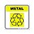 Placa Reciclável Metal - 18x18 cm ACM 3 mm - Imagem 1