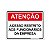 Placa Acesso Restrito aos Funcionários 20x15 cm ACM 3 mm - Imagem 1