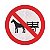 Placa Proibido trânsito de veículos de tração animal R-11 - Imagem 1