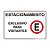 Placa Estacionamento Exclusivo para Visitantes 30x20 cm ACM 3 mm - Imagem 1