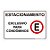 Placa Estacionamento Exclusivo para Condôminos - 30x20 cm ACM 3 mm - Imagem 1