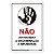 Placa Não ao Racismo - 20x30 cm ACM 3 mm - Imagem 1