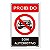 Placa Proibido Som Automotivo - 20x30 cm ACM 3 mm - Imagem 1