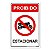 Placa Proibido Estacionar Moto 20x30 cm ACM 3 mm - Imagem 1