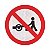 Placa Trânsito proibido a carros de mão R-40 - Imagem 1