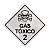 Placa para caminhão - Gás tóxico 2 - 30 x 30 cm - Imagem 1