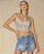 Corselet Estampa Newspapper com Transfer - Imagem 1