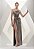 VESTIDO LONGO COM FENDA - Imagem 1