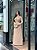 Vestido longo cut out com metal - Imagem 4
