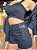SHORTS COM RECORTE E BORDADO - Imagem 3