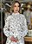 CONJUNTO CAMISA E SAIA FLORES FIBRA NATURAL - Imagem 2