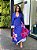 VESTIDO LONGO MANGA AQUARELA - Imagem 1