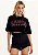 T-SHIRT CROPPED MANGA CURTA - Imagem 1