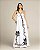 VESTIDO LONGO ESTAMPA CORDAS - Imagem 1