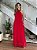 VESTIDO LONGO GOLA BORDADA - Imagem 1
