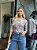 BLUSA DE TULE ESTAMPA - Imagem 1