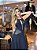 VESTIDO LONGO COM FENDA MIX TESTURAS - Imagem 2