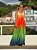 VESTIDO PLISSADO LONGO DEGRADE LATINA - Imagem 4