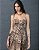 VESTIDO MID ANIMAL PRINT CORSELET E SAIA PREGAS - Imagem 2