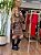VESTIDO CANELADO CURTO ESTAMPADO - Imagem 1
