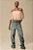 CALÇA JEANS CARGO AMARRAÇÃO BARRA - Imagem 4