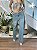CALÇA JEANS RETA COM ZIPER BOLSOS - Imagem 2
