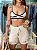 SHORT DE TRICOT CINTURA  ALTA - Imagem 3
