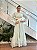 VESTIDO LONGO EM ORGANZA DEVORE COM RECORTES - Imagem 3