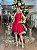 VESTIDO MID CORPO EM V RODADO - Imagem 1
