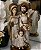 Estátua Sagrada Família Gesso Pintura Exclusiva 40cm - Imagem 2