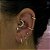 Argola 1 fileira micro zircônia titânio  conch / hélix - Imagem 4