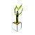Vaso Cachepot Espelhado com Bambu da Sorte - Imagem 1