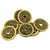 Kit com 3 Moedas Chinesas do Feng Shui (5cm) - Imagem 1