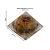 Orgonite Pirâmide da Abundância com Citrino e Pirita (6cm) - Imagem 5