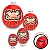 Cofrinho Boneco Daruma da Fortuna (14cm) - Imagem 4