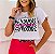 Cropped Blusa T-shirt - Love Yourself Zebra - Imagem 2