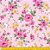 Tecido Tricoline Estampado Floral Pink Fundo Rosa - Imagem 1