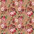 Tecido Tricoline Digital Coleção Exclusiva Bellopano - Floral Grande Caramelo - Imagem 1