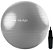 Bola Suiça para Pilates 75cm Hidrolight Cinza com Inflador - Imagem 1