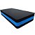 Step em EVA 90cm x 28cm x 10cm Preto e Azul - Imagem 1