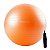 Bola Suiça para Pilates 55cm Hidrolight Laranja com Inflador - Imagem 1