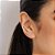 Brinco Rommanel ear cuff folheado a ouro 18k com zircônias - Imagem 4