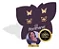 Kit brinco borboletas banhado a ouro 18k 527367 - Imagem 1