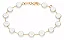 Pulseira Rommanel Banhado Ouro pulseira com perolas 552113 - Imagem 5
