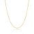Gargantilha Rommanel banhada a ouro 18k fio cadeado 531638 - Imagem 1