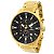 Cronografo Masculino Tuguir Analogico TG3101 Dourado e Preto - Imagem 1