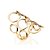 ANEL ROMMANEL FOLHEADO A OURO -  511048 - Imagem 1