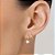 Kit Rommanel Brinco Meia Argola com Zircônias Ouro 18K - Imagem 3